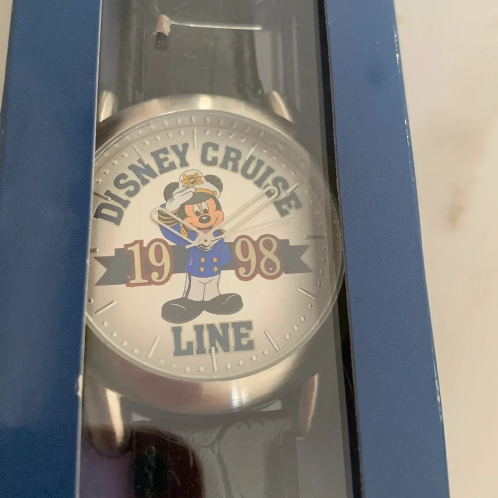 Disney Cruise Line 1998 Limited Release Mickey Mouse Captain Watch NIB Vintage